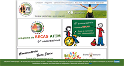 Desktop Screenshot of fundacionafim.org